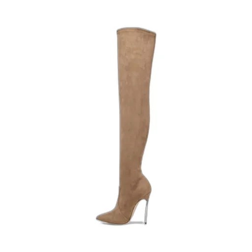 115Mm Blade Suede Boots