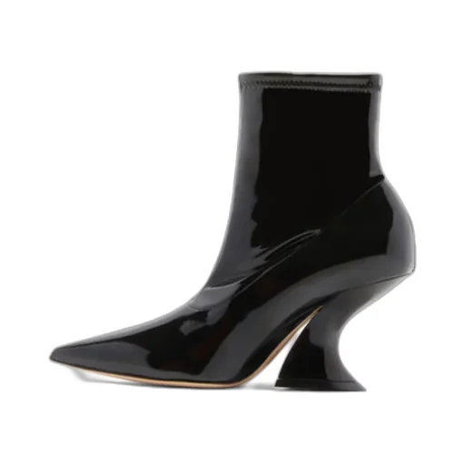 Elodie 80Mm Leather Ankle Boots