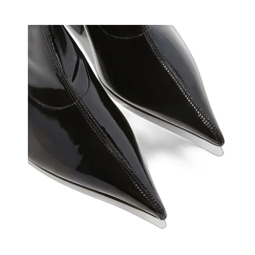 Elodie 80Mm Leather Ankle Boots
