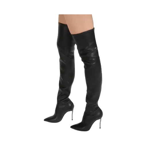 Blade 100Mm Thigh-High Boots
