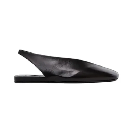 Jil Sander Asymmetric-Toe Ballerina Shoes