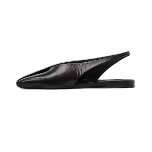 Jil Sander Asymmetric-Toe Ballerina Shoes