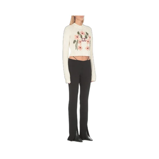 Dsquared2 Floral Embroidered Crewneck Jumper