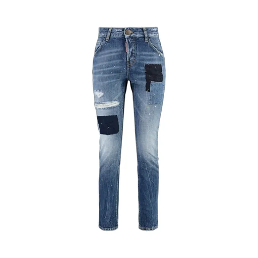 Dsquared2 Cool Girl Distressed Cropped Jeans