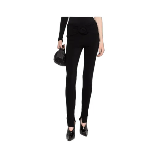 Magda Butrym Flower Embellished Skinny Leggings