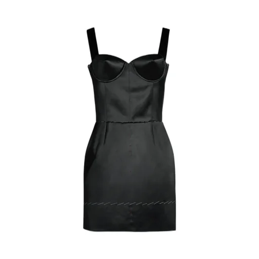 Maison Margiela Contrast Stitch Corset Dress
