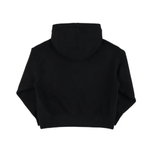 Palm Angels Kids Bear Logo-Printed Drop Shoulder Hoodie