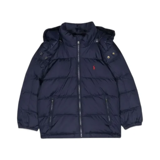 Ralph Lauren Kids Zip-Up Long-Sleeved Down Jacket