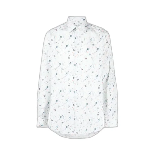 Floral-Print Long-Sleeve Shirt