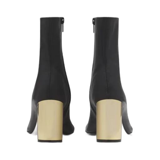 Lanvin Round-Toe Side Zipped Boots