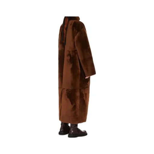 Notched-Lapels Double-Breasted Coat