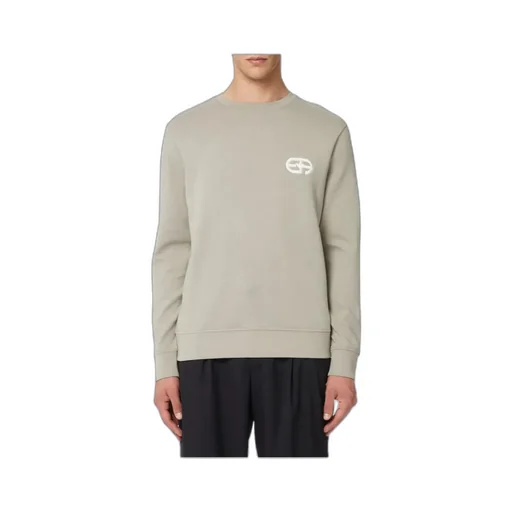 Emporio Armani Logo Patch Crewneck Sweatshirt