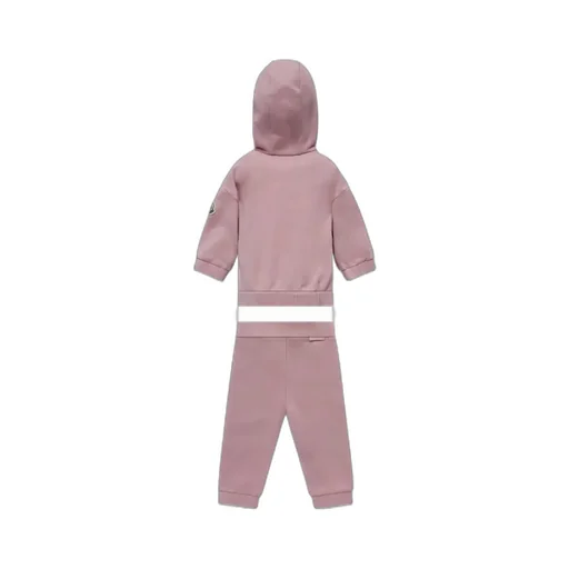 Moncler Enfant Logo Flocked Long-Sleeved Tracksuit