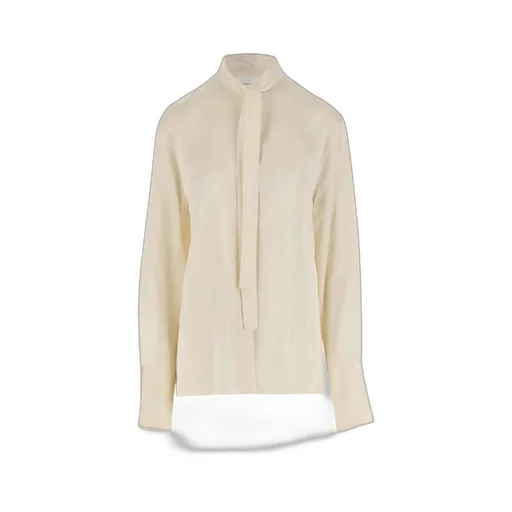 Jil Sander Tie-Neck Long-Sleeved Blouse