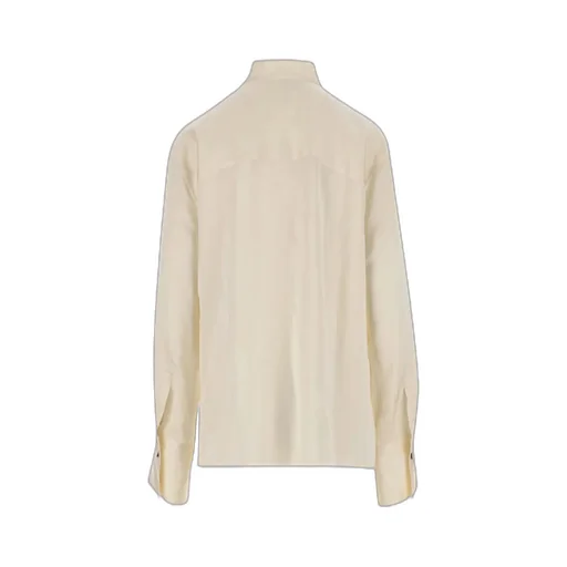 Jil Sander Tie-Neck Long-Sleeved Blouse