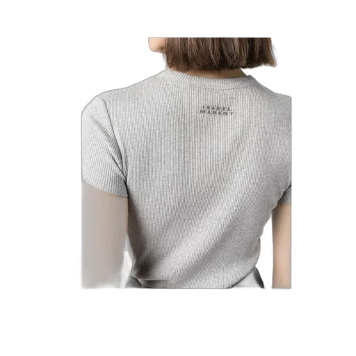 Isabel Marant Slim Fit Fine Ribbed Top