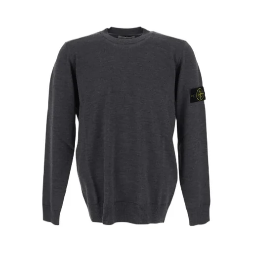Stone Island Logo Patch Crewneck Jumper