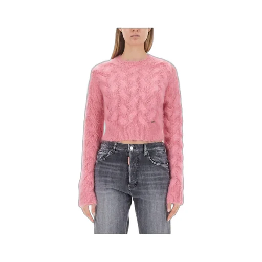 Dsquared2 Logo Plaque Brushed Effect Jumper