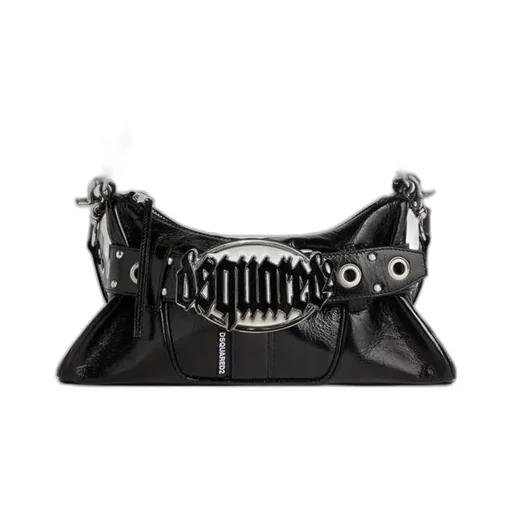 Dsquared2 Gothic Logo Plaque Shoulder Bag