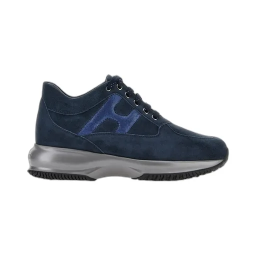 Interactive Low-Top Suede Sneakers