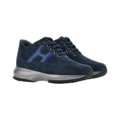 Interactive Low-Top Suede Sneakers