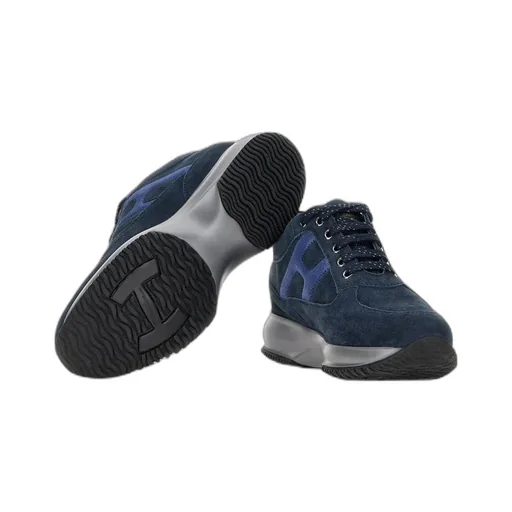 Interactive Low-Top Suede Sneakers