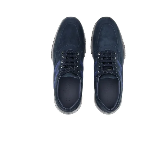Interactive Low-Top Suede Sneakers