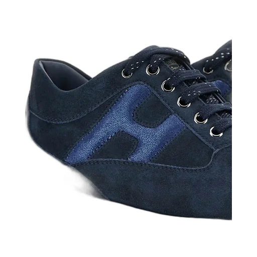 Interactive Low-Top Suede Sneakers