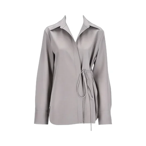 Jil Sander Self-Tie Long-Sleeved Shirt