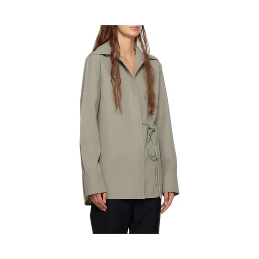 Jil Sander Self-Tie Long-Sleeved Shirt
