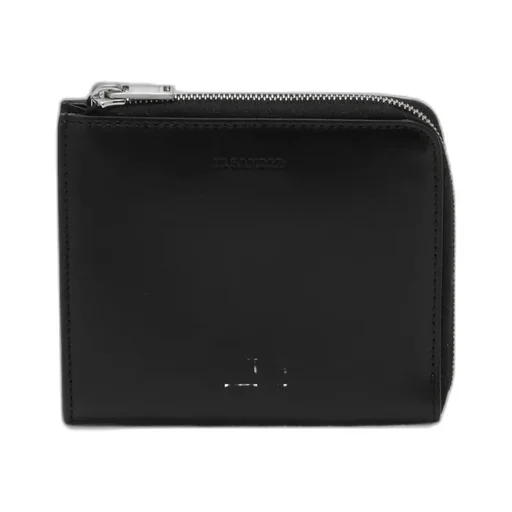 Jil Sander Logo Embossed Zipped Cardholder