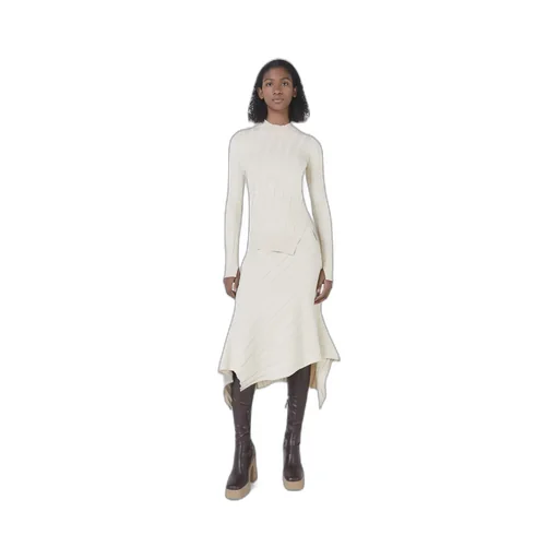 High-Neck Long-Sleeves Sweater