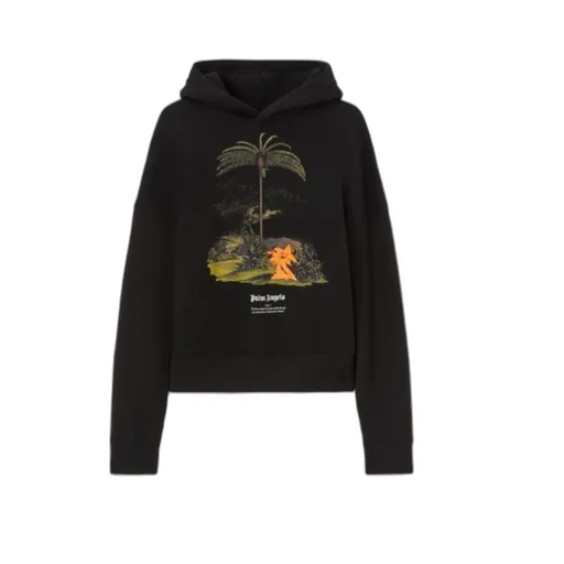 Palm Angels Enzo From The Tropics Long Sleeved Hoodie