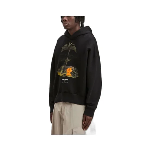 Palm Angels Enzo From The Tropics Long Sleeved Hoodie