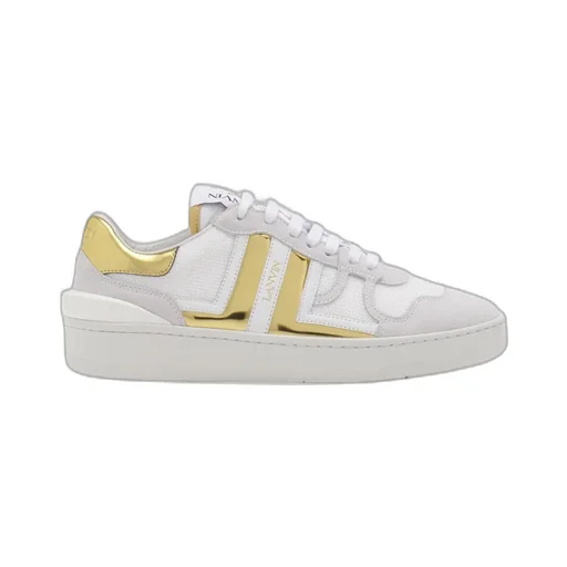 Lanvin Panelled Lace-Up Sneakers