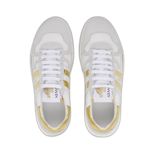 Lanvin Panelled Lace-Up Sneakers