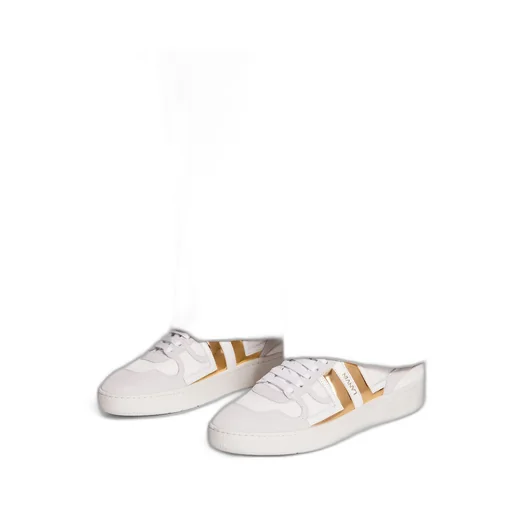 Lanvin Panelled Lace-Up Sneakers