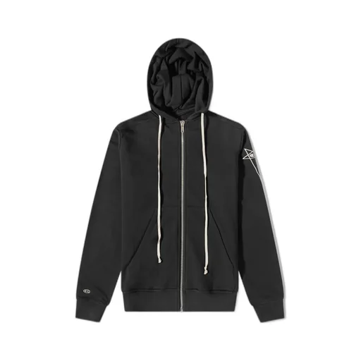 Rick Owens X Champion Jasons Zip-Up Drawstring Hoodie