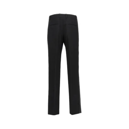 Off-White High Waist Straight Leg Pants