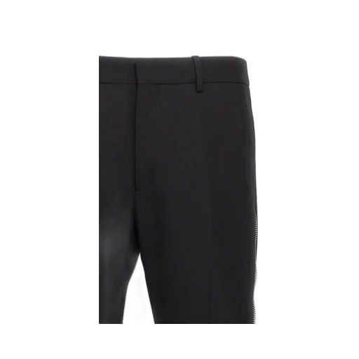 Off-White High Waist Straight Leg Pants