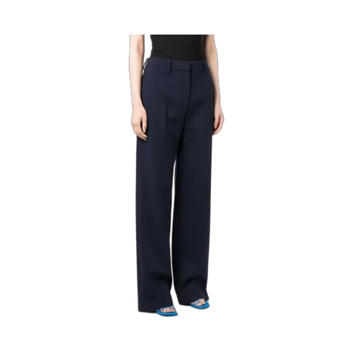 Off-White High Waist Straight Leg Pants