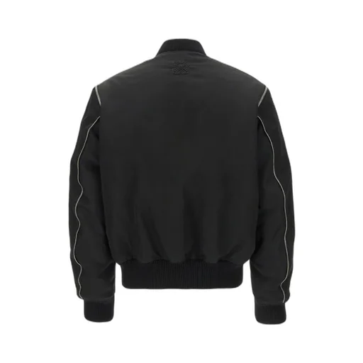 Off-White Zip-Up Long-Sleeved Jacket