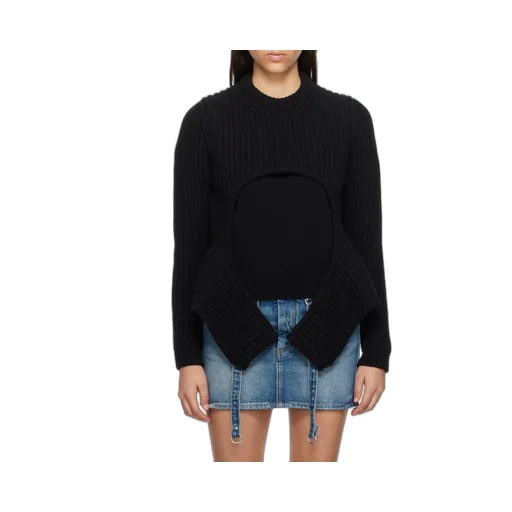 Off-White Cut-Out Crewneck Jumper