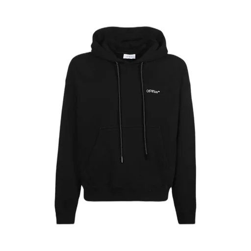 Off-White Scratch Arrow Printed Drawstring Hoodie