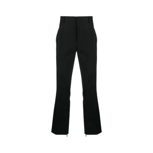 Off-White High Waist Straight Leg Pants