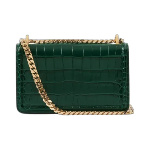 Mini Tb Crocodile-Effect Crossbody Bag