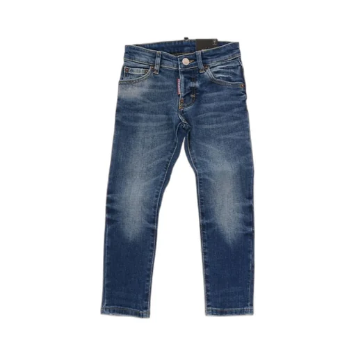 Mid-Waist Denim Pants