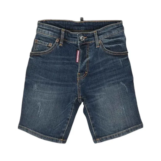 Mid-Rise Denim Shorts