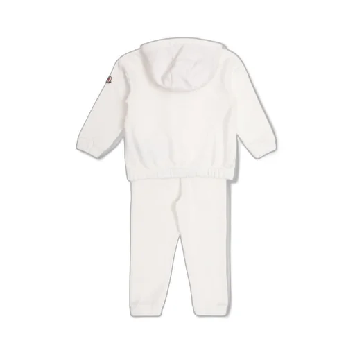 Moncler Enfant Logo Flocked Long-Sleeved Tracksuit