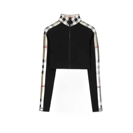 Burberry Vintage Check Panelled Cropped Top